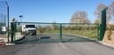 Portail double vantaux ROBUST 6000x2000 RAL 6005