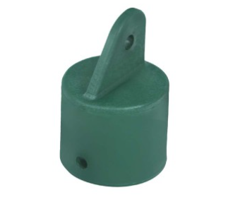 Embout de poteau de support Ø48 mm RAL7016