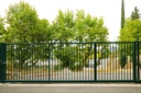 Portail coulissant LIGHT SKENA 5000x2000 RAL 6005