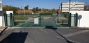 Portail coulissant LIGHT SKENA 5000x2000 RAL 6005