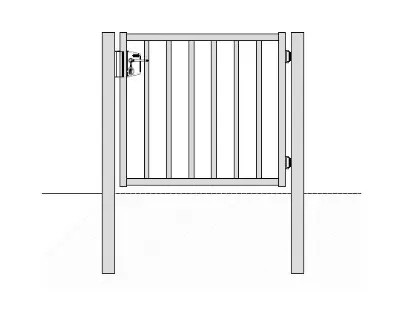 Portillon RAPTOR 1000x1200 RAL 9005