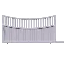 Portail coulissant aluminium LUXEMBOURG