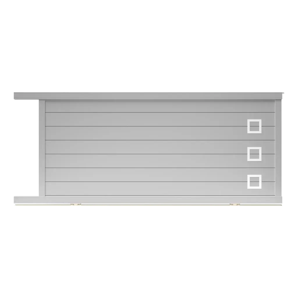 Portail coulissant aluminium HAWAI
