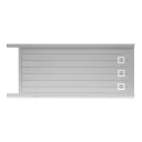 Portail coulissant aluminium HAWAI
