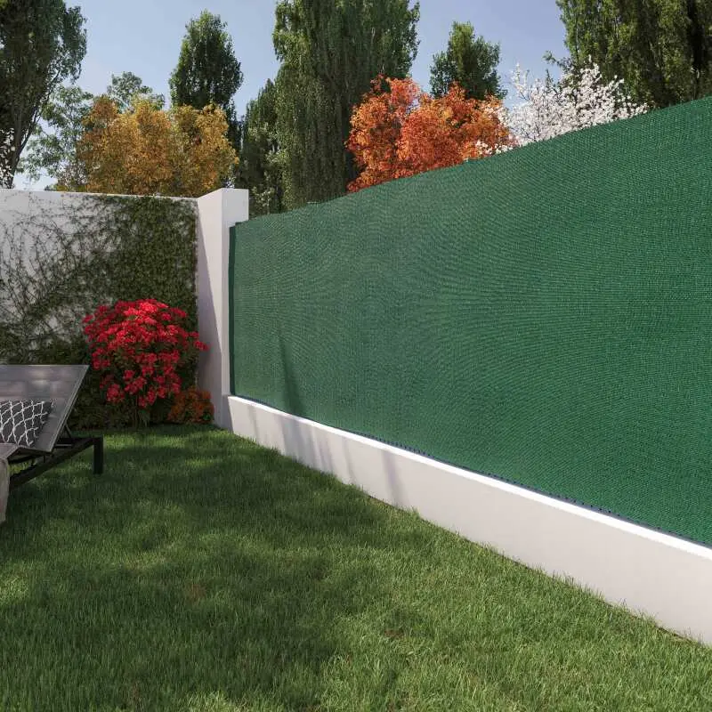 Brise-vue BLACKOUT 220gr/m² - vert foncé - 1800mm - L=50m