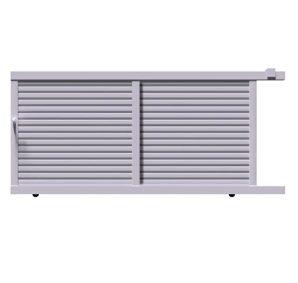 Portail coulissant aluminium ABU DHABI