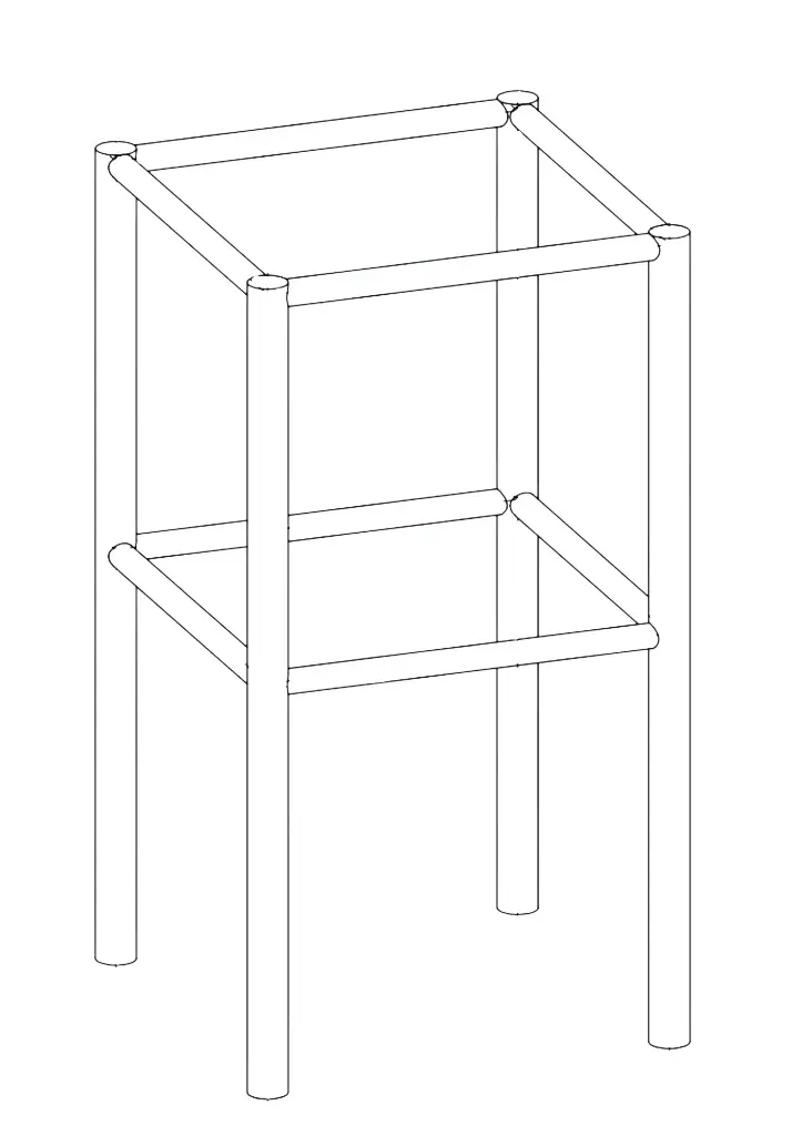 Assiette de fondation 250x250 M24 - pour Jet-Gate 8-10m