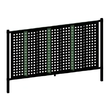 Barreaudage Tôle Perforée 2440x1500 RAL STD   