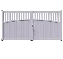 Portail 2 vantaux aluminium VARSOVIE