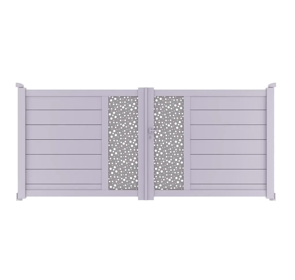 Portail 2 vantaux aluminium VICTORIA