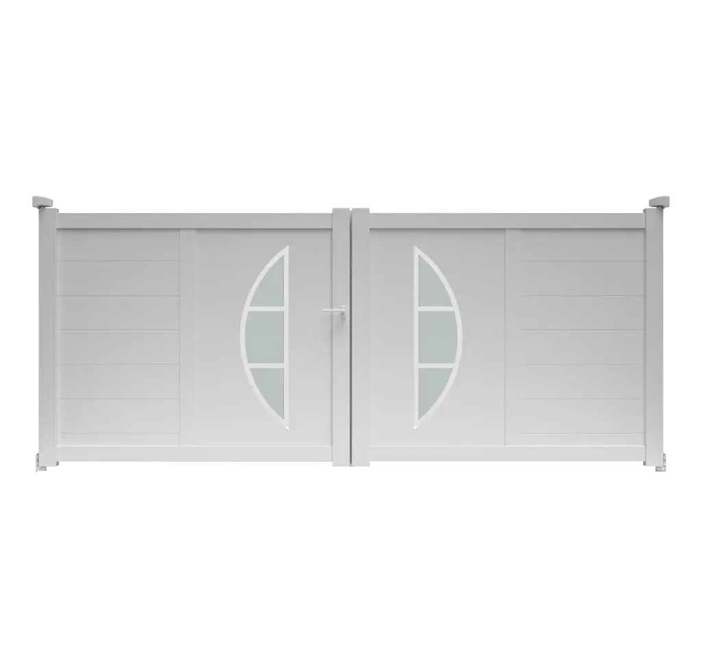 Portail 2 vantaux aluminium ALASKA