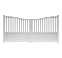 Portail 2 vantaux aluminium PRAGUE