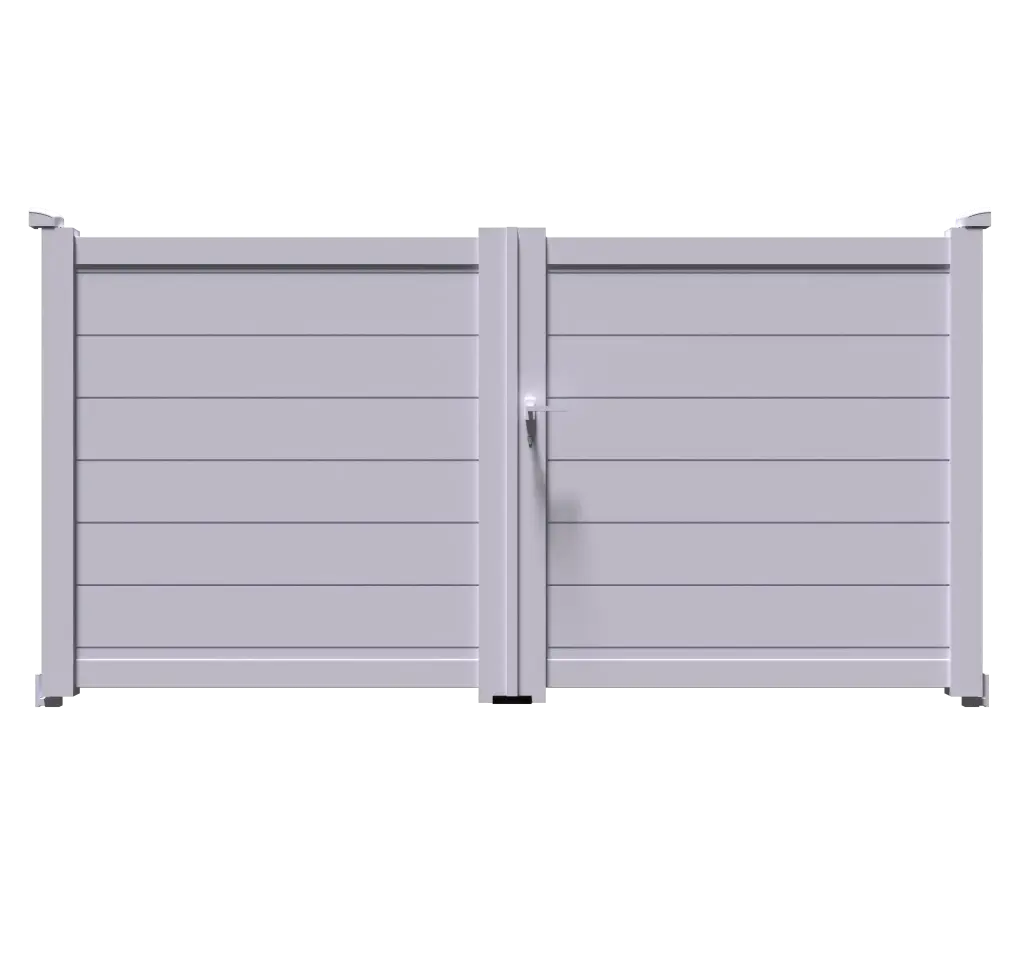 Portail 2 vantaux aluminium JERUSALEM