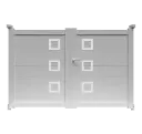 Portail 2 vantaux aluminium HAWAI