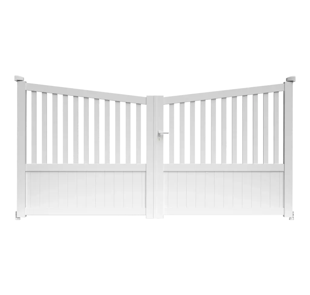 Portail 2 vantaux aluminium LISBONNE