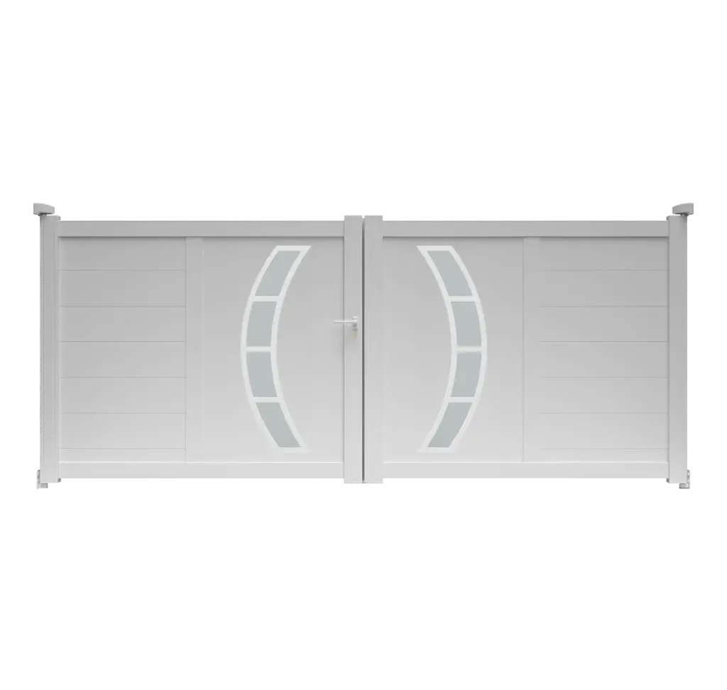 Portail 2 vantaux aluminium MANCHESTER