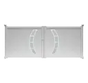 Portail 2 vantaux aluminium MANCHESTER