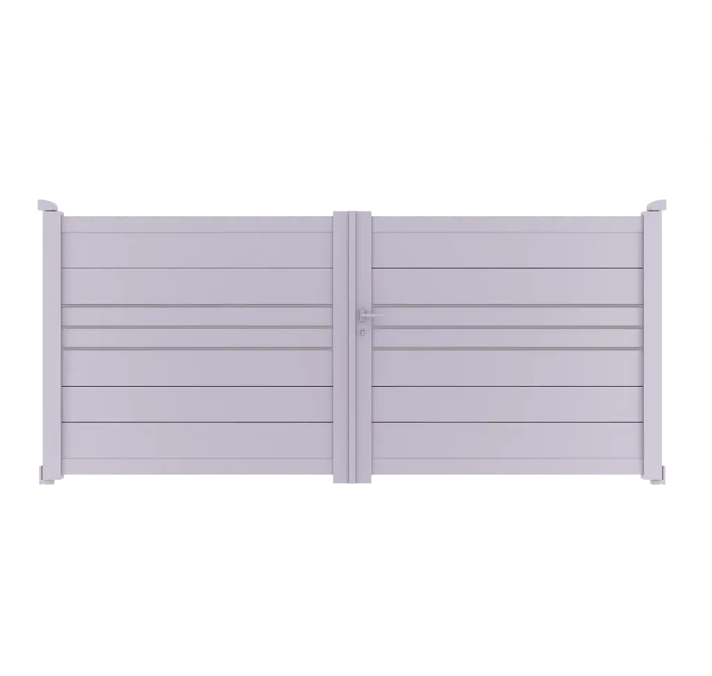 Portail 2 vantaux aluminium ANKARA