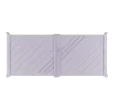 Portail 2 vantaux aluminium ISTANBUL