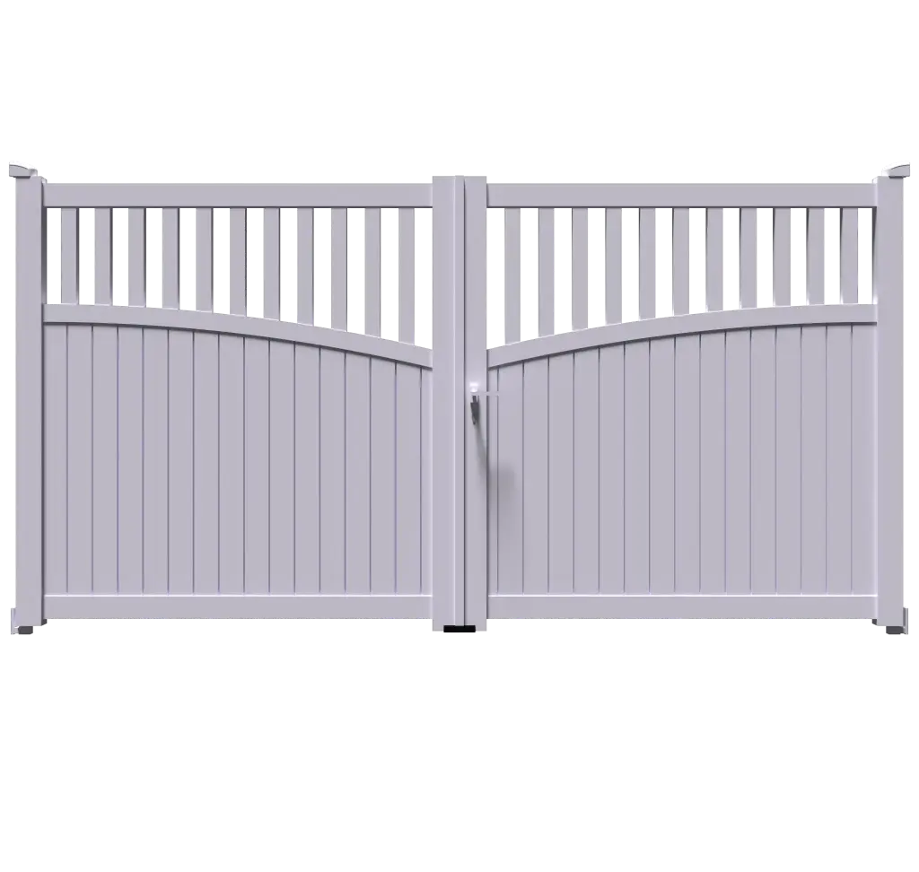 Portail 2 vantaux aluminium AMSTERDAM