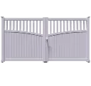 Portail 2 vantaux aluminium AMSTERDAM