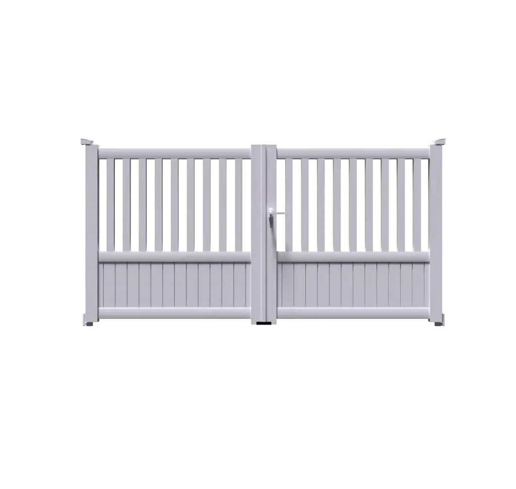 Portail 2 vantaux aluminium DUBLIN