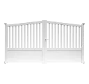 Portail 2 vantaux aluminium BUCAREST