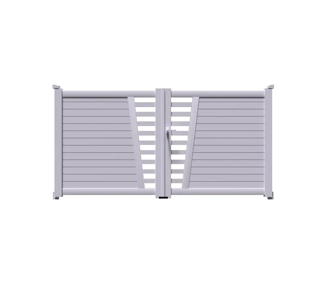 Portail 2 vantaux aluminium SAINT DENIS