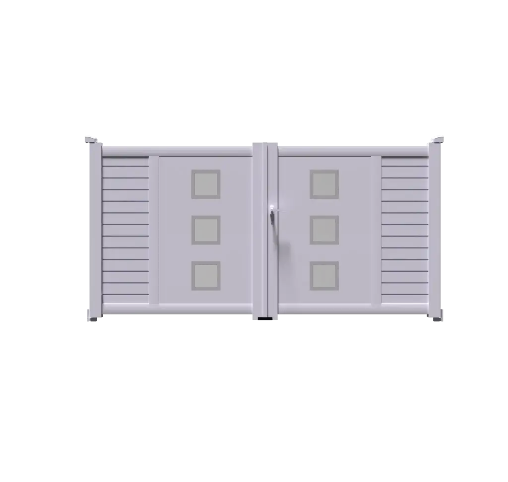 Portail 2 vantaux aluminium ADELAIDE