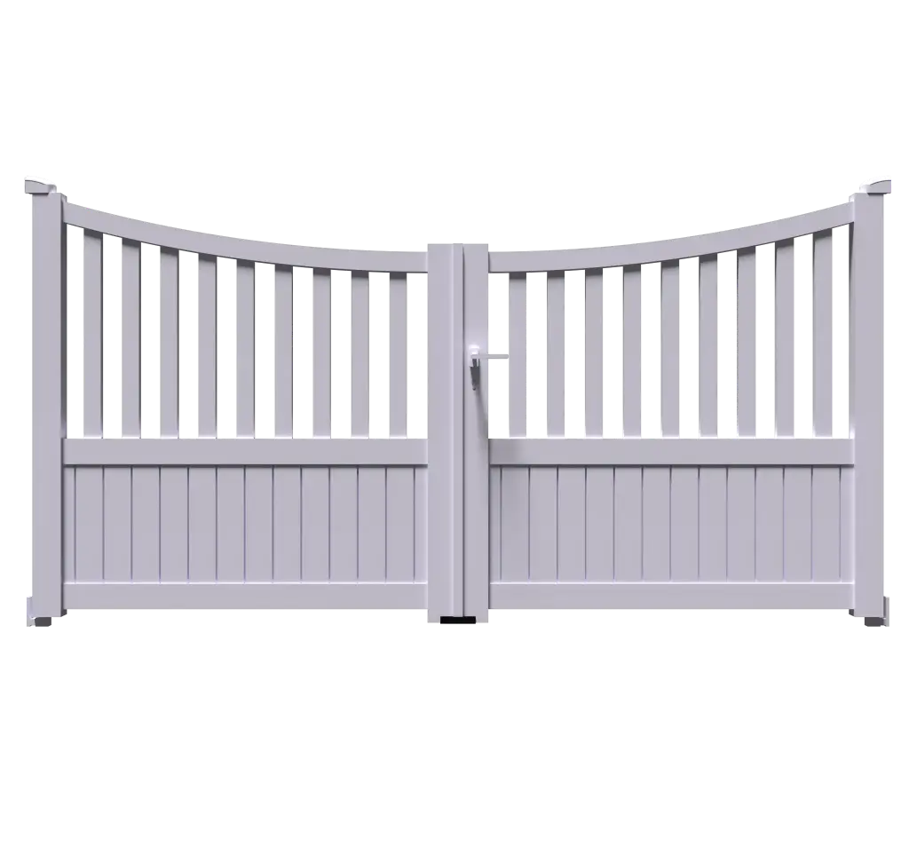 Portail 2 vantaux aluminium MONACO
