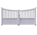 Portail 2 vantaux aluminium MONACO