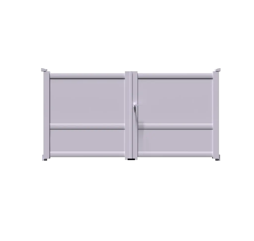 Portail 2 vantaux aluminium WELLINGTON