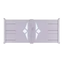 Portail 2 vantaux aluminium CALIFORNIE