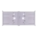 Portail 2 vantaux aluminium DARWIN