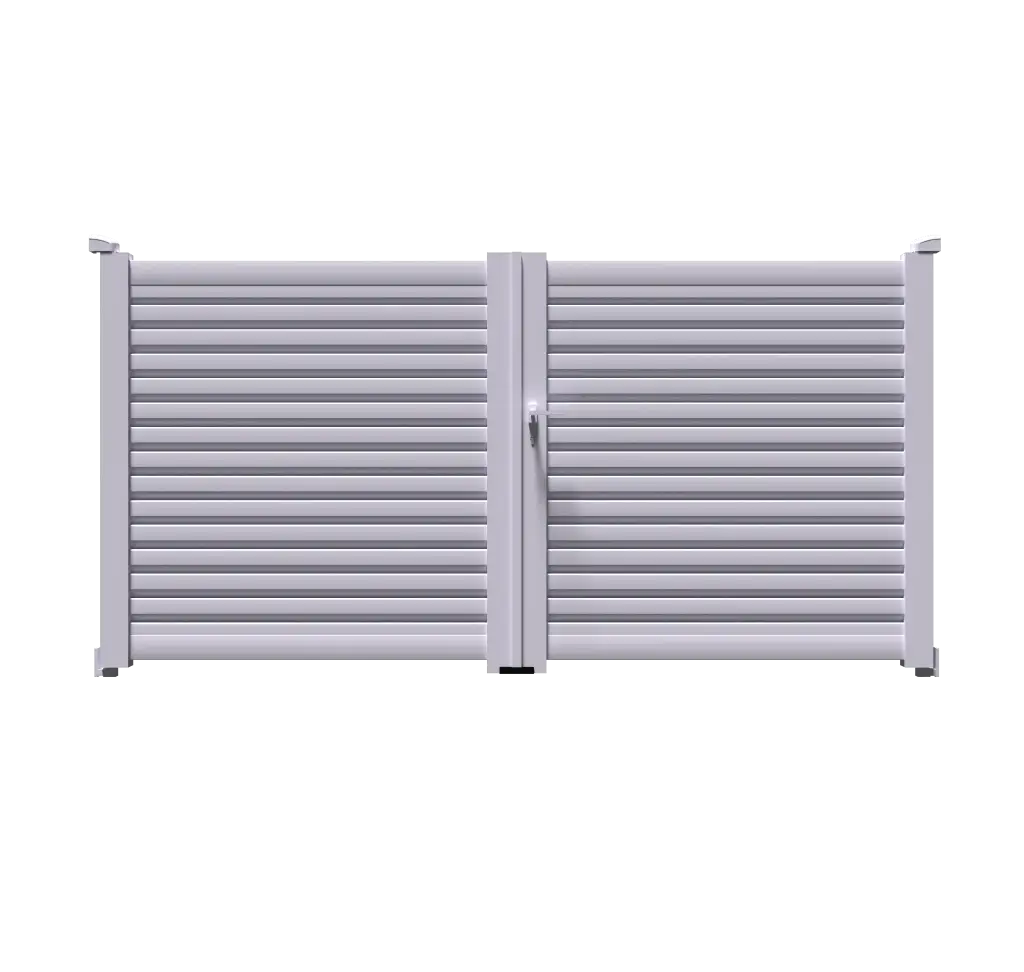 Portail 2 vantaux aluminium ABU DHABI