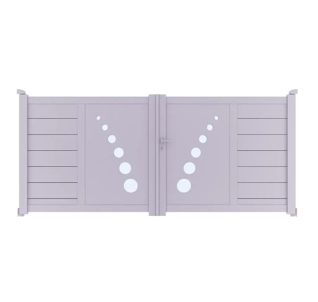 Portail 2 vantaux aluminium COLORADO