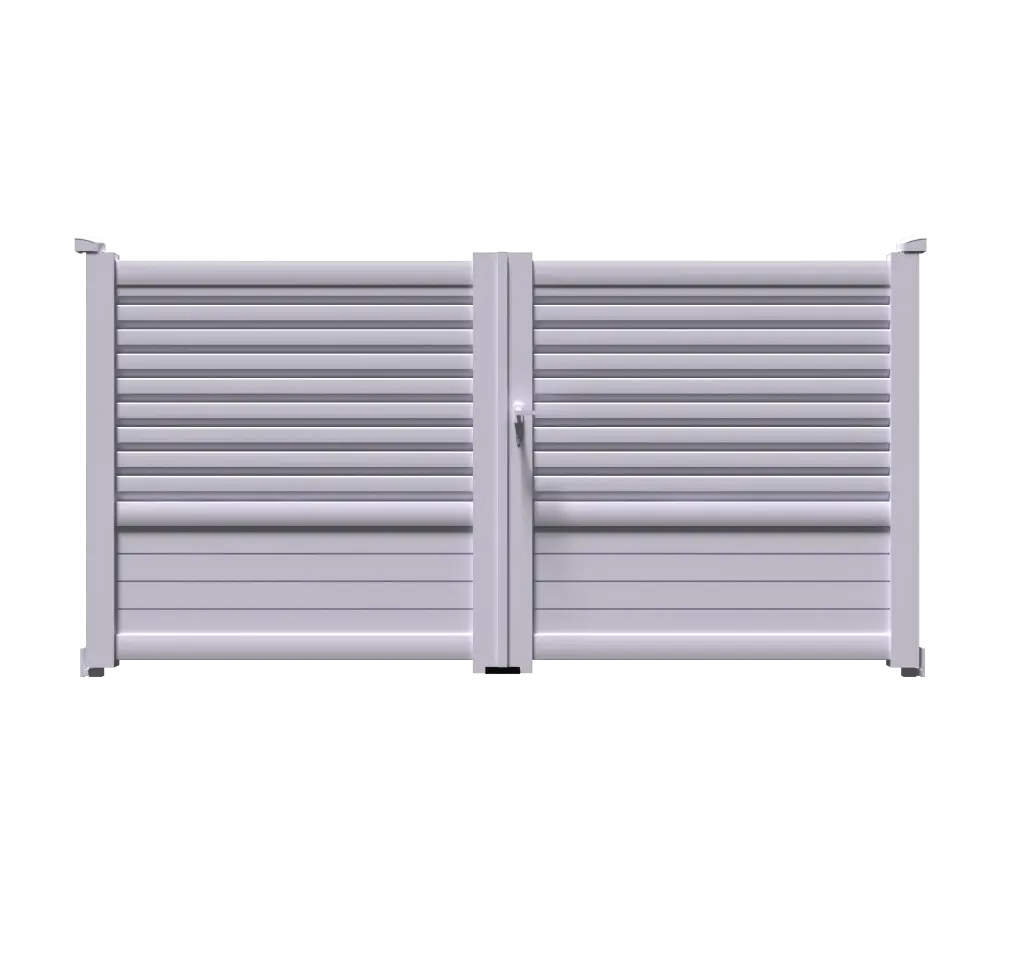 Portail 2 vantaux aluminium NICOSIE