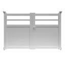 Portail 2 vantaux aluminium KIEV