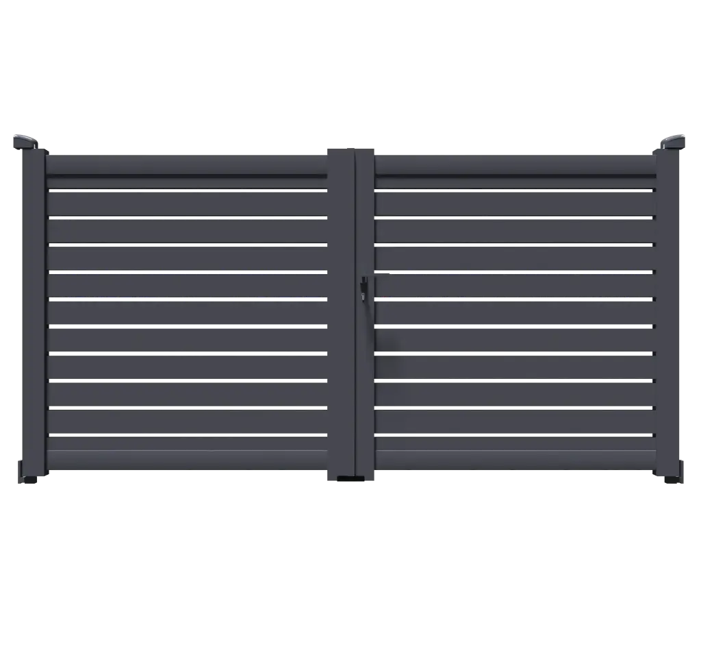 Portail 2 vantaux aluminium NEW DELHI