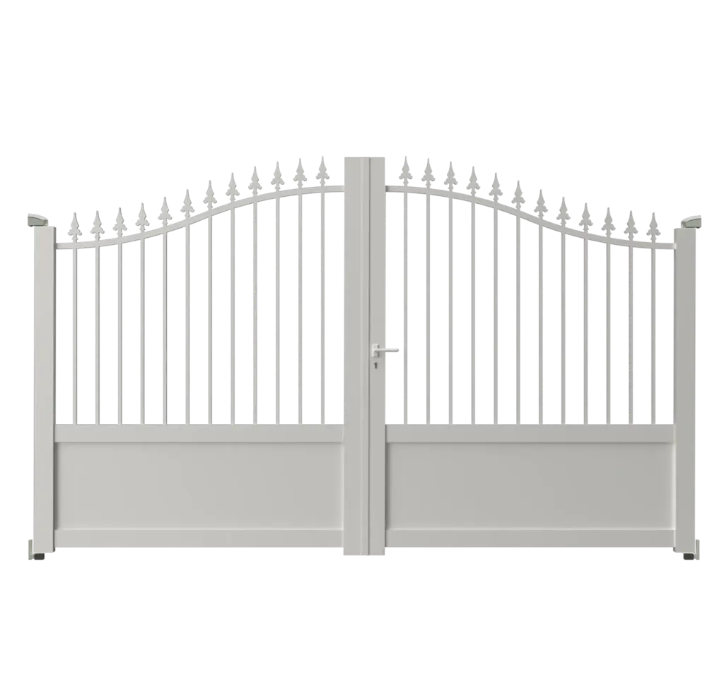 Portail 2 vantaux aluminium PORTO