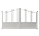 Portail 2 vantaux aluminium PORTO