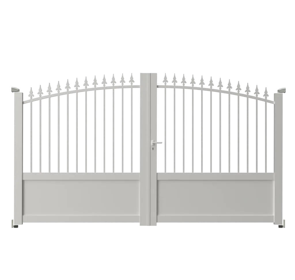 Portail 2 vantaux aluminium MILAN
