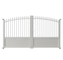 Portail 2 vantaux aluminium MILAN
