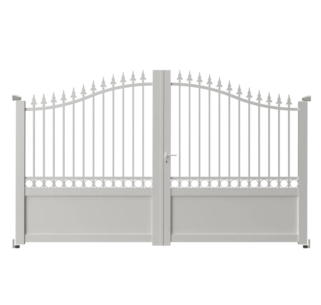 Portail 2 vantaux aluminium GIBRALTAR