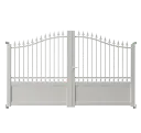 Portail 2 vantaux aluminium GIBRALTAR