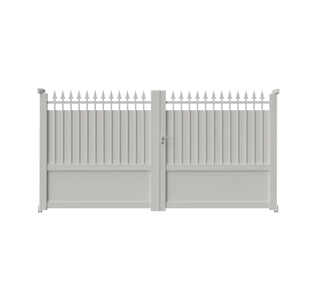 Portail 2 vantaux aluminium KIRUNA