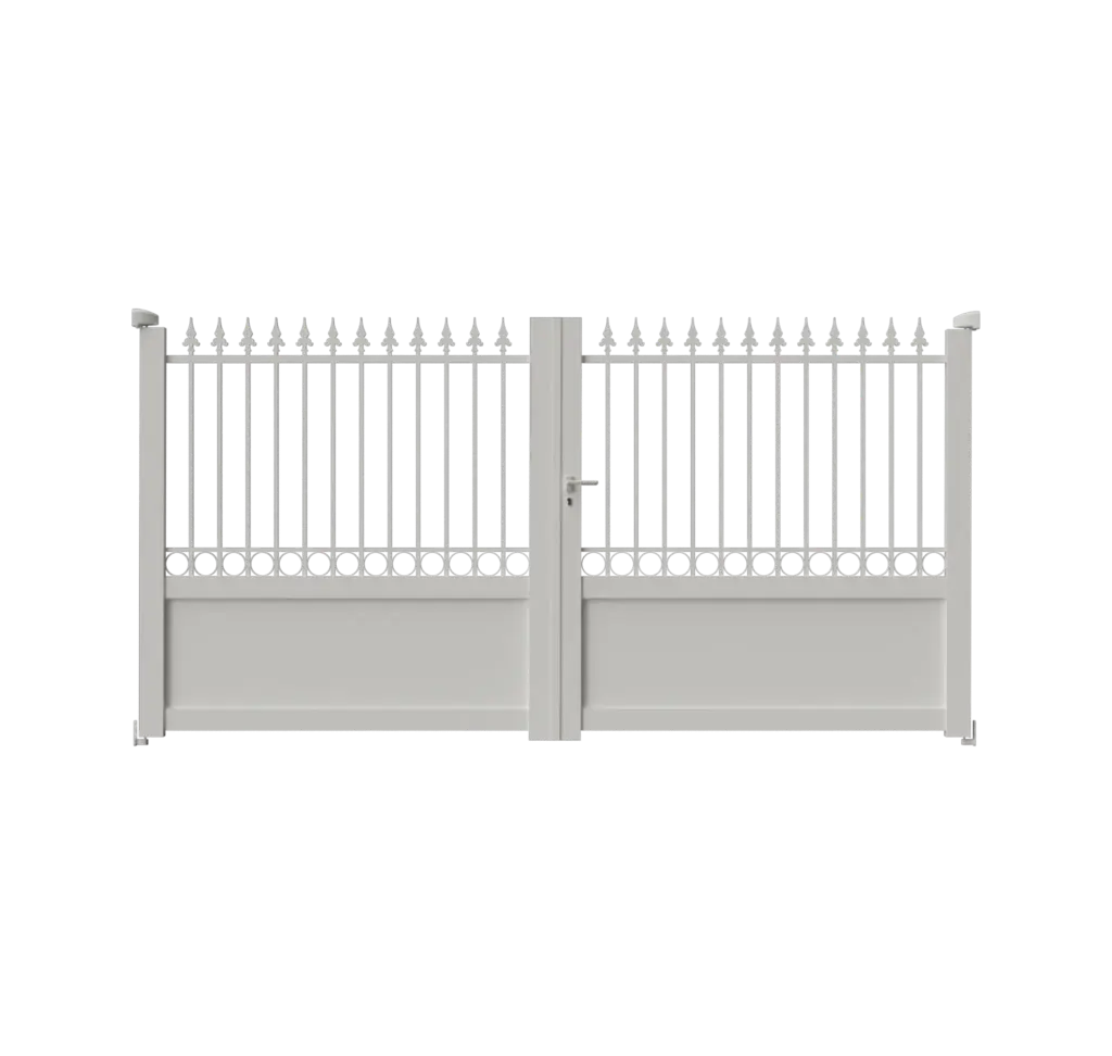 Portail 2 vantaux aluminium MARSEILLE