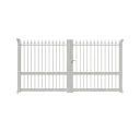 Portail 2 vantaux aluminium FRANCFORT