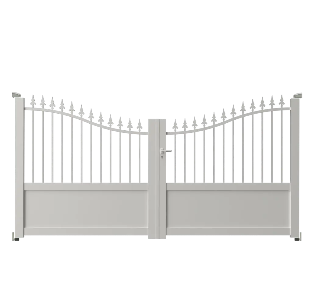 Portail 2 vantaux aluminium GENEVE