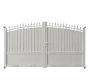 Portail 2 vantaux aluminium STRASBOURG